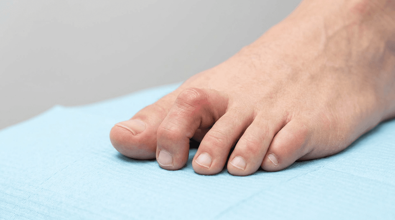 Orteils en marteau, en griffe et déformations des orteils